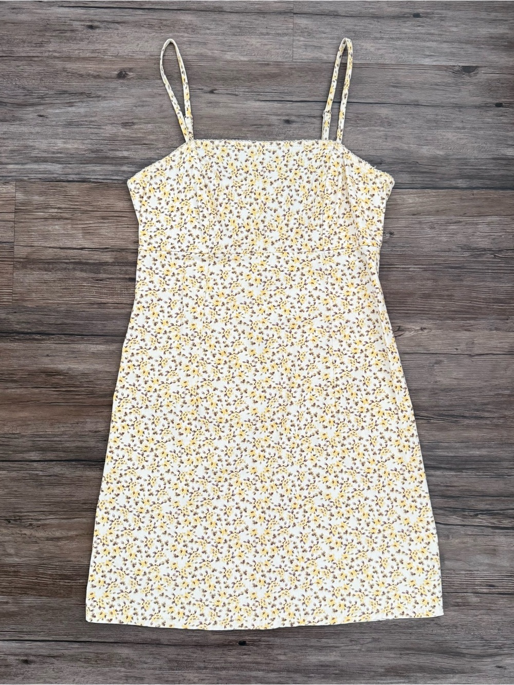 Wild Fable Yellow Floral Mini Dress XS